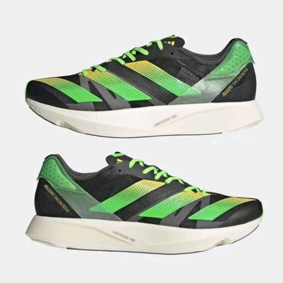 Adidas Adizero Takumi Sen 8 Men\'s Running Shoes in Beam Yellow main image 7